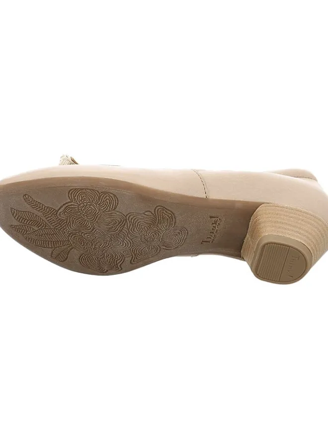 Leder-Pumps in Beige>Think! Best