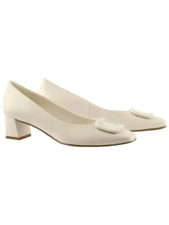 Leder-Pumps in Creme>Högl Outlet