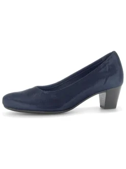 Leder-Pumps in Dunkelblau>Gabor Discount