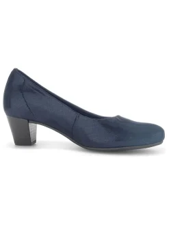 Leder-Pumps in Dunkelblau>Gabor Discount