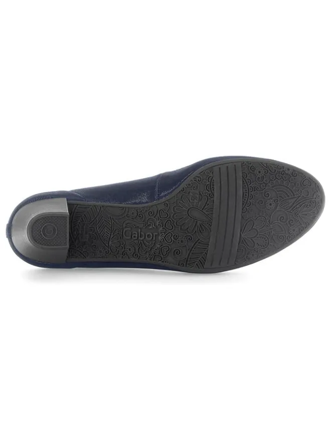 Leder-Pumps in Dunkelblau>Gabor Discount