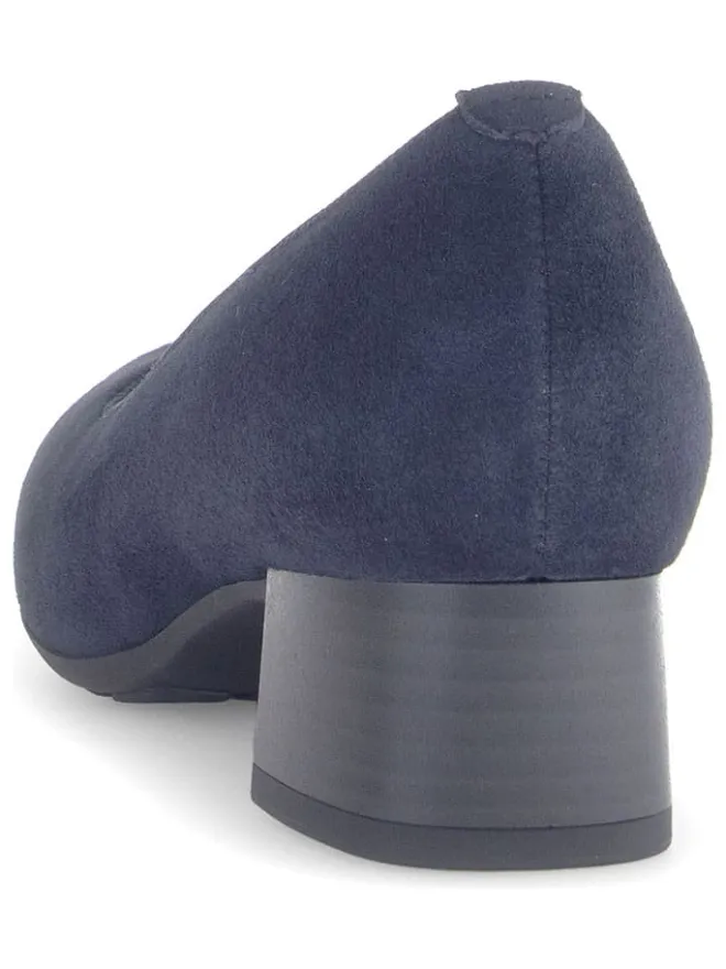 Leder-Pumps in Dunkelblau>Gabor