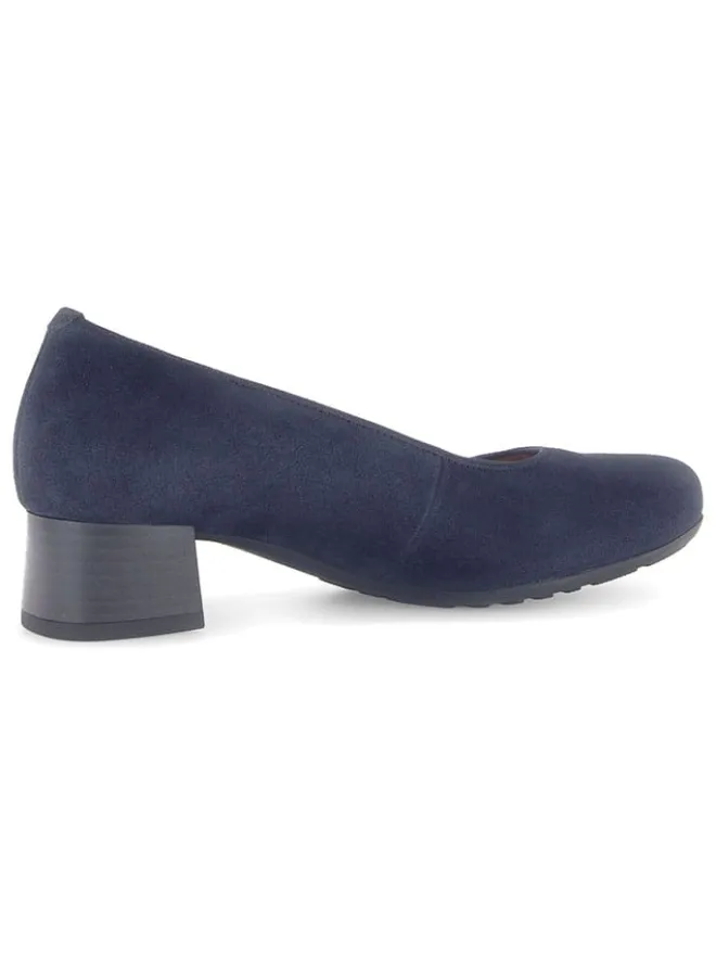 Leder-Pumps in Dunkelblau>Gabor