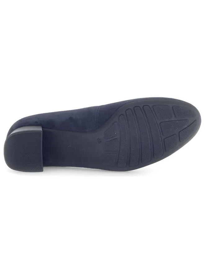 Leder-Pumps in Dunkelblau>Gabor