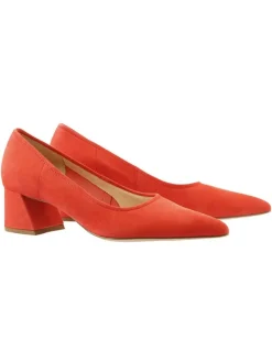 Leder-Pumps in Rot>Högl Discount