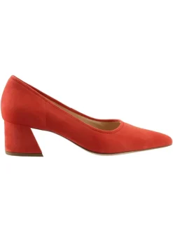 Leder-Pumps in Rot>Högl Discount