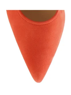 Leder-Pumps in Rot><noscript><img width=