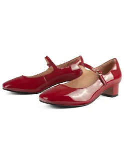 Leder-Pumps in Rot>loft37 Best