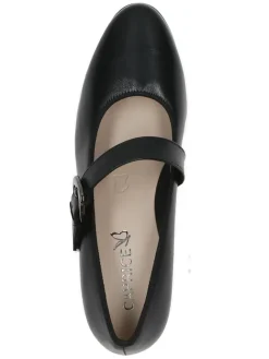 Leder-Pumps in Schwarz><noscript><img width=