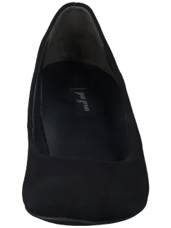 Leder-Pumps in Schwarz><noscript><img width=