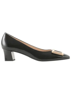 Leder-Pumps in Schwarz>Högl Discount