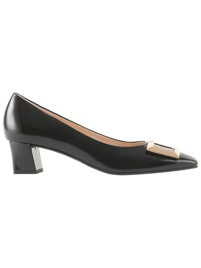 Leder-Pumps in Schwarz>Högl Discount