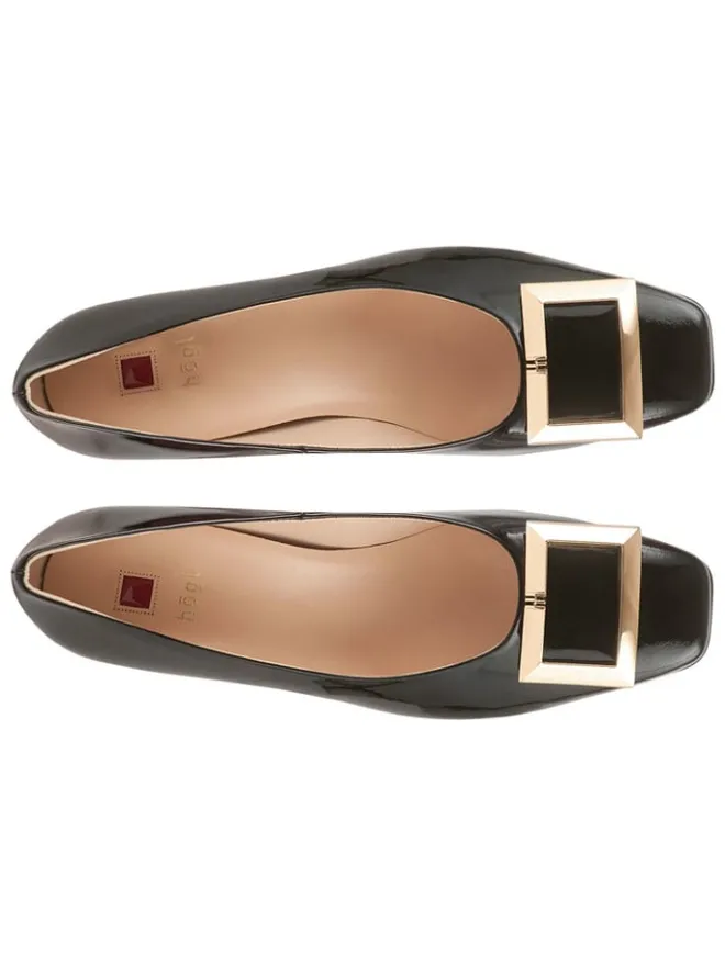 Leder-Pumps in Schwarz>Högl Discount