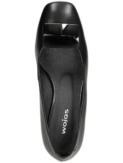 Wojas Pumps^Leder-Pumps in Schwarz