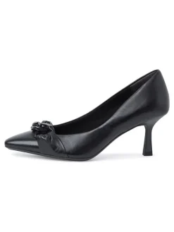 Tamaris Pumps^Leder-Pumps in Schwarz