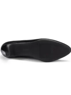 Leder-Pumps in Schwarz><noscript><img width=