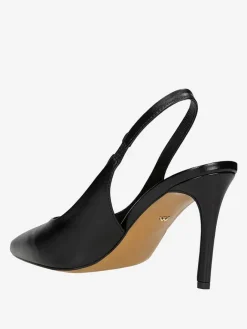 Leder-Pumps in Schwarz><noscript><img width=