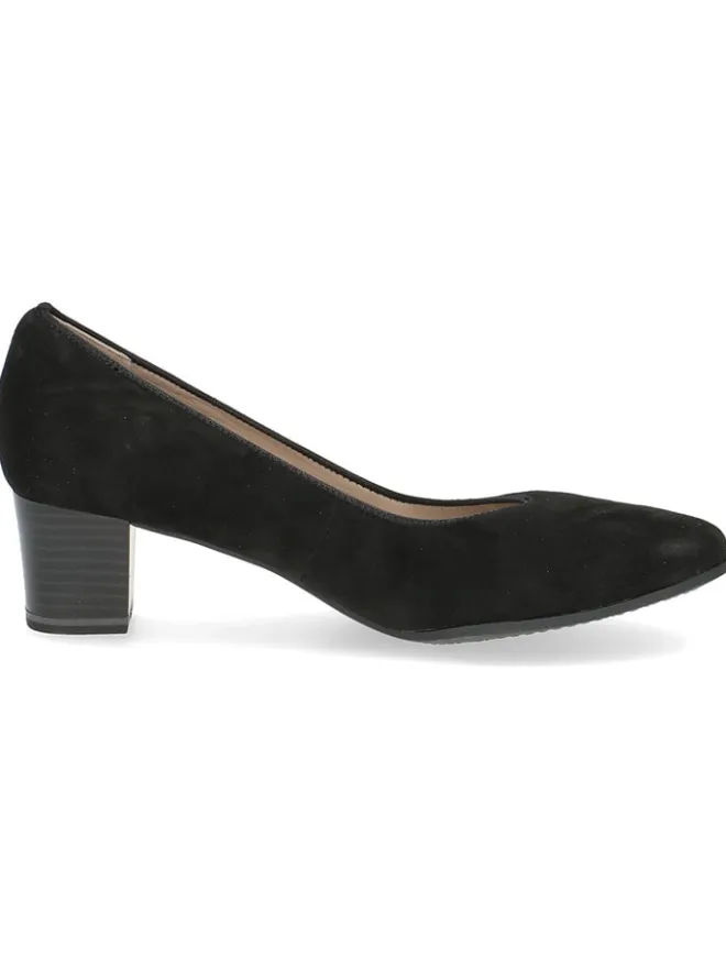 Leder-Pumps in Schwarz>Caprice Discount