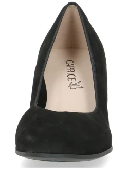 Leder-Pumps in Schwarz><noscript><img width=