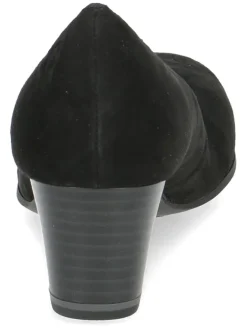 Leder-Pumps in Schwarz><noscript><img width=