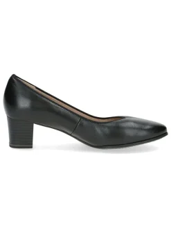 Leder-Pumps in Schwarz>Caprice Discount