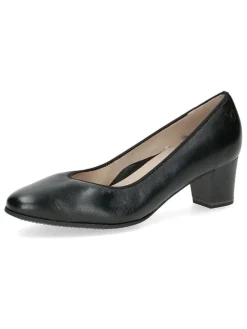 Leder-Pumps in Schwarz><noscript><img width=