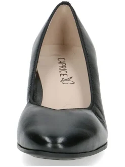 Leder-Pumps in Schwarz><noscript><img width=