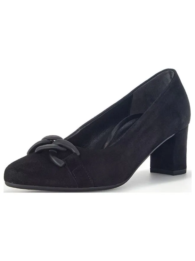 Leder-Pumps in Schwarz>Gabor Sale