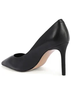 Leder-Pumps in Schwarz><noscript><img width=