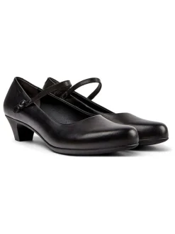Camper Pumps^Leder-Pumps in Schwarz