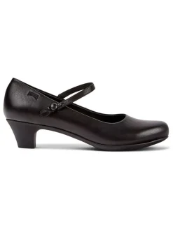 Camper Pumps^Leder-Pumps in Schwarz