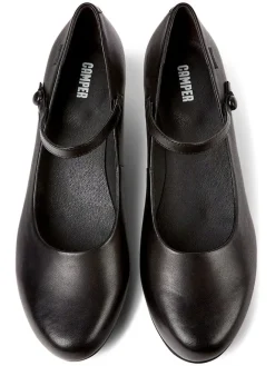 Camper Pumps^Leder-Pumps in Schwarz