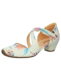 Think! Pumps^Leder-Pumps in Weiß/ Bunt