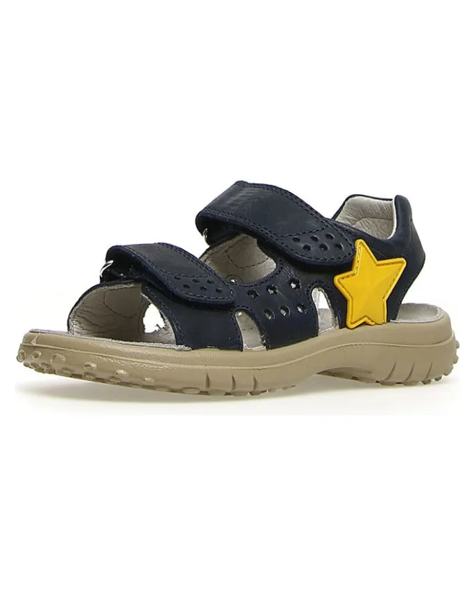 Leder-Sandalen "5675" in Dunkelblau>Naturino Hot