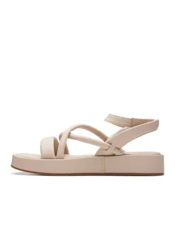Leder-Sandalen "Alda Cross" in Rosa>Clarks Clearance