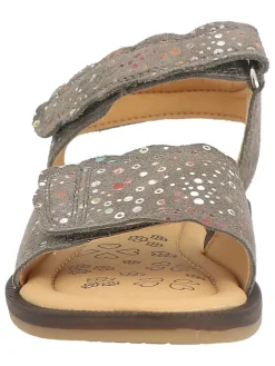 Leder-Sandalen "Calta-S" in Grau/ Bunt>Lurchi Hot
