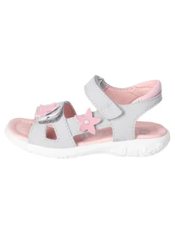 Leder-Sandalen "Carola" in Hellgrau/ Rosa>Ricosta Clearance