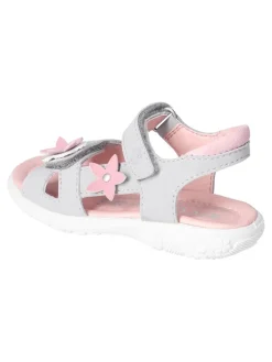 Leder-Sandalen "Carola" in Hellgrau/ Rosa>Ricosta Clearance