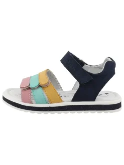 Leder-Sandalen "Cimbaly" in Dunkelblau/ Bunt>Lurchi Discount