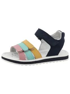 Leder-Sandalen "Cimbaly" in Dunkelblau/ Bunt>Lurchi Discount
