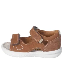 PEPINO Sandalen^Leder-Sandalen "Claas" in Hellbraun