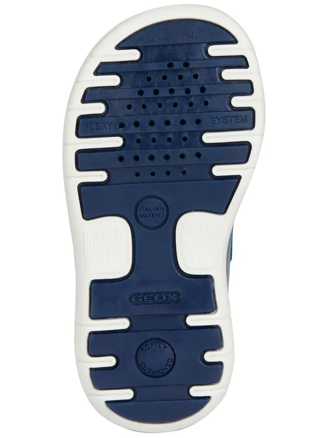 Leder-Sandalen "Delhi" in Dunkelblau>Geox