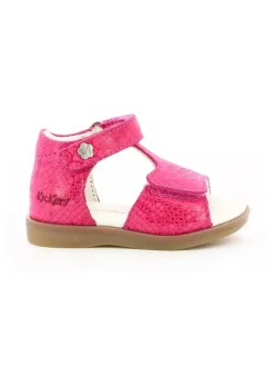 Leder-Sandalen "Giusticia" in Pink>Kickers Sale