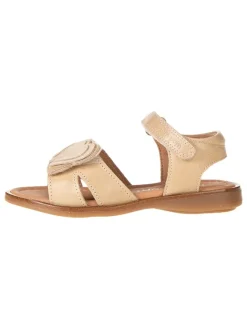 POM POM Sandalen·Sandalen^Leder-Sandalen in Beige