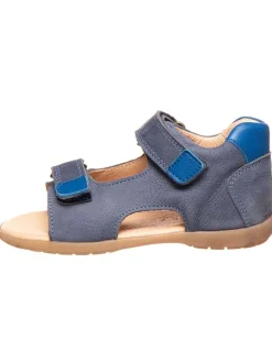 Leder-Sandalen in Blau>BO-BELL New