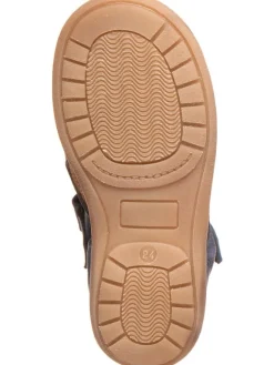 Leder-Sandalen in Blau><noscript><img width=