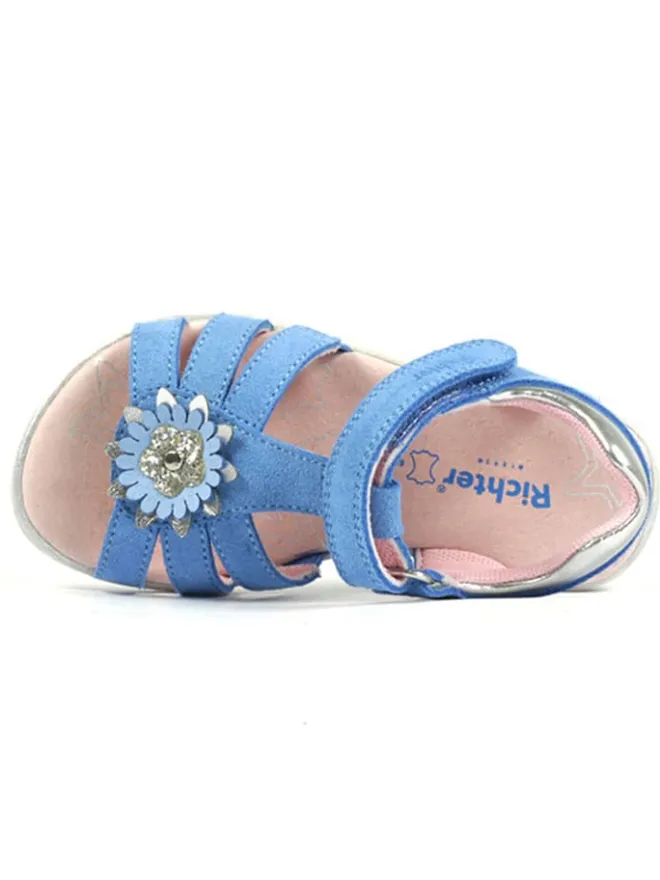 Richter Shoes Sandalen·Sandalen^Leder-Sandalen in Blau