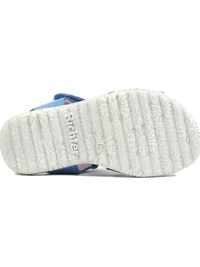 Richter Shoes Sandalen·Sandalen^Leder-Sandalen in Blau