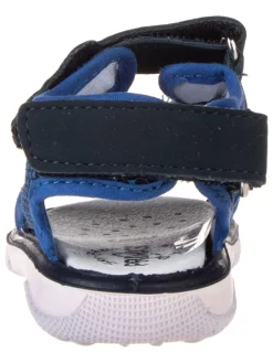 Leder-Sandalen in Blau><noscript><img width=