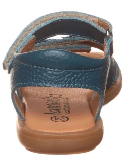 lamino Sandalen^Leder-Sandalen in Blau